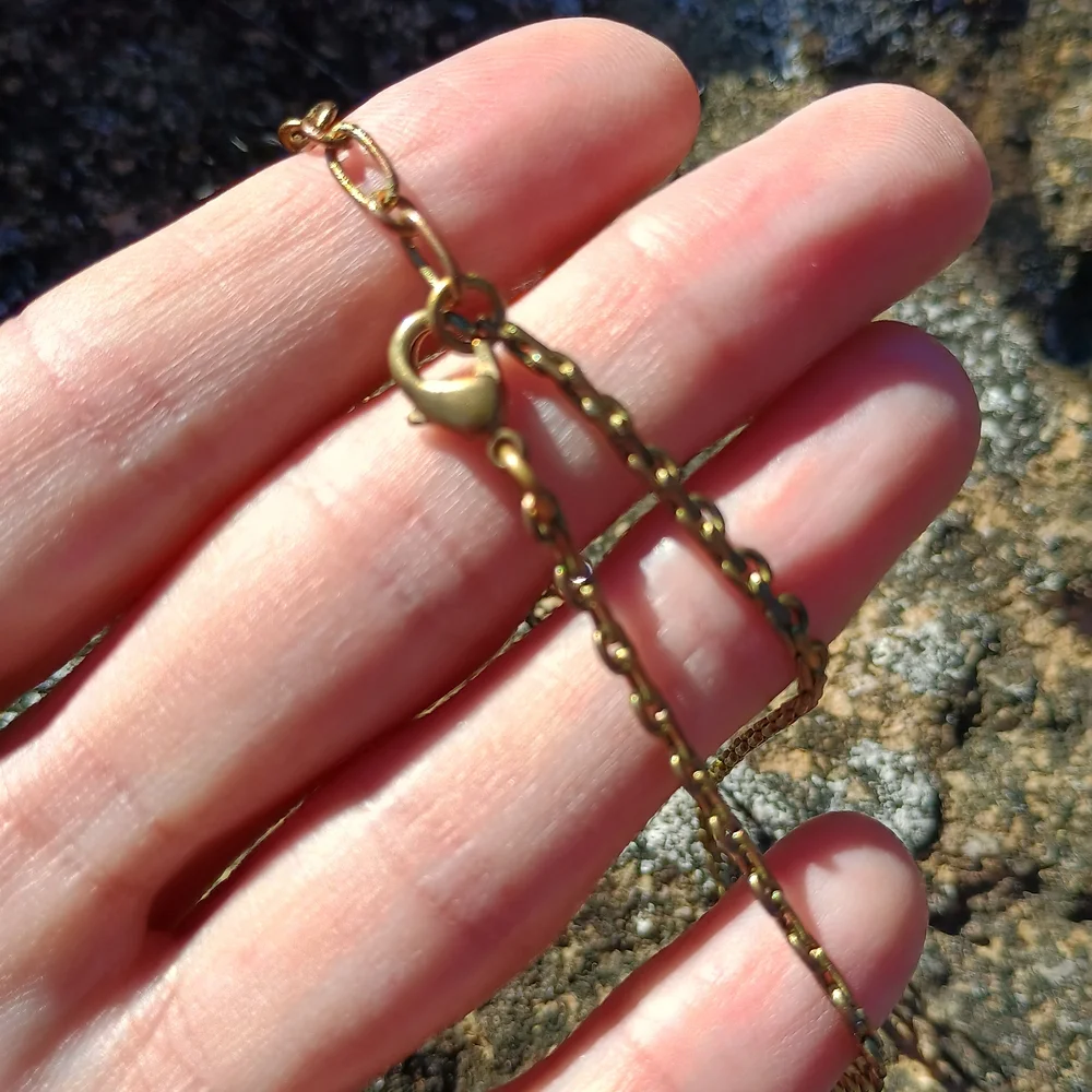 VTG gypsy core style charm necklace, deco style necklace, Pearl Necklace, Siren